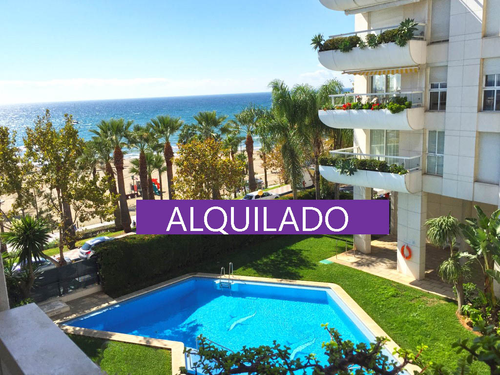 apartamento en primera línea de playa