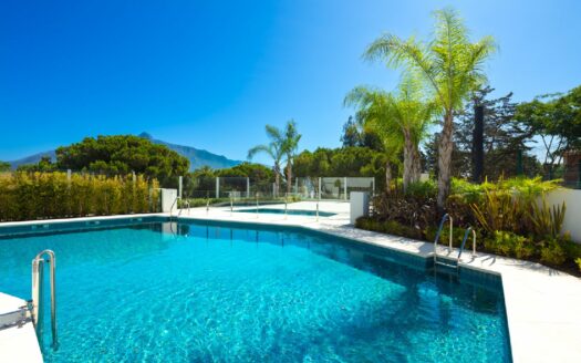 Villa with modern architecture and panoramic views