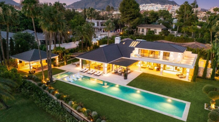 mercado villas lujo marbella